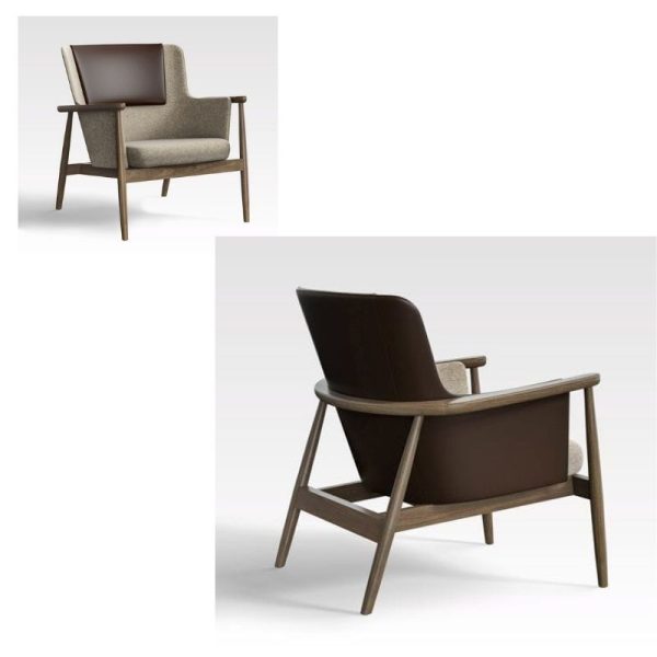minimalist luxury design single chair - Image 2