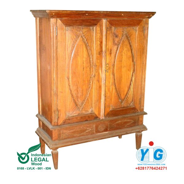 OLD JAVA OVAL CABINET – CAB OV 11 – 108x45x142